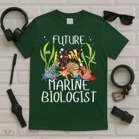 Future Marine Biologist For Students Biology T-Shirt thumb 5
