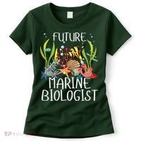 Future Marine Biologist For Students Biology Women's T-Shirt thumb 0