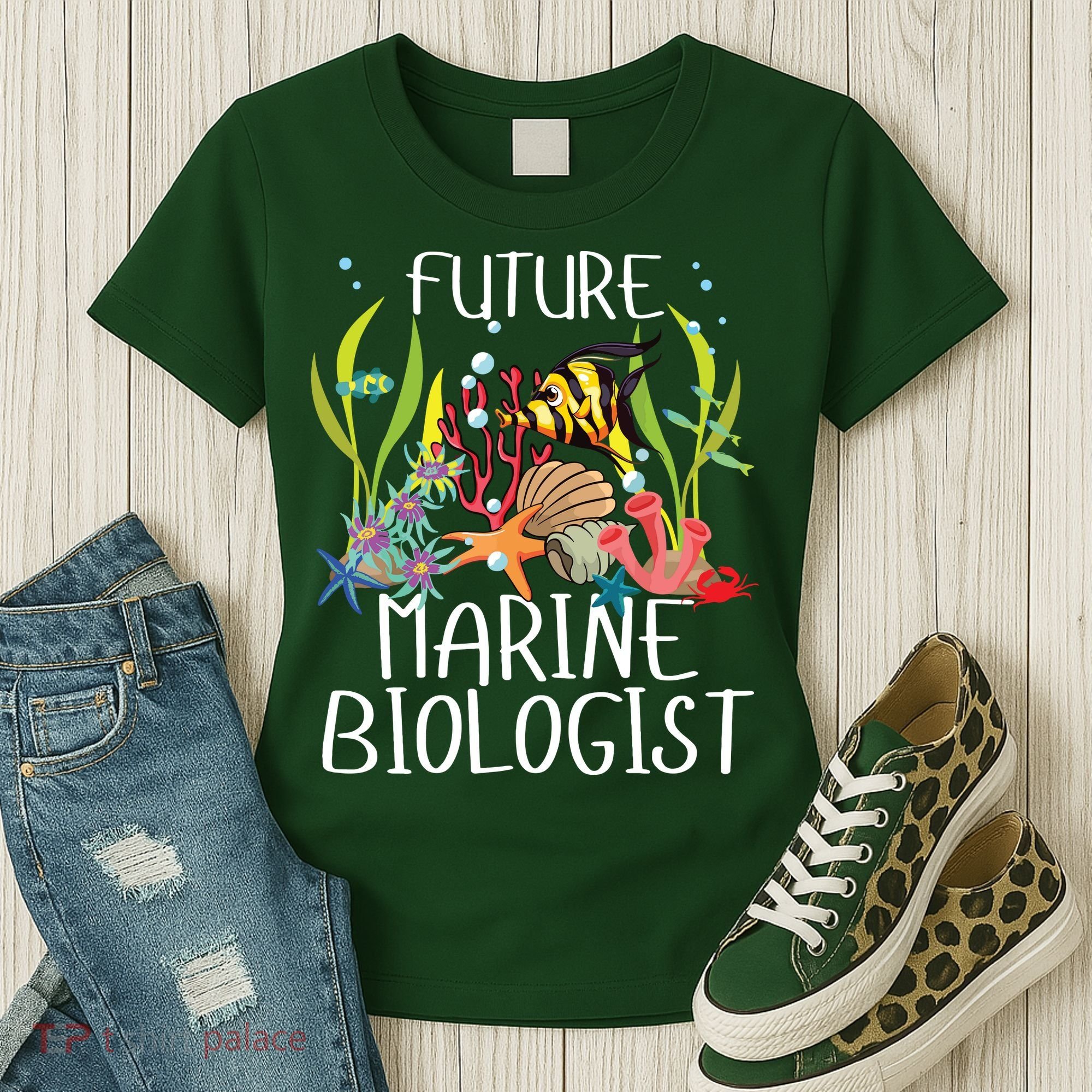 Future Marine Biologist For Students Biology Women's T-Shirt
