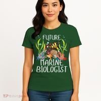 Future Marine Biologist For Students Biology Women's T-Shirt thumb 4