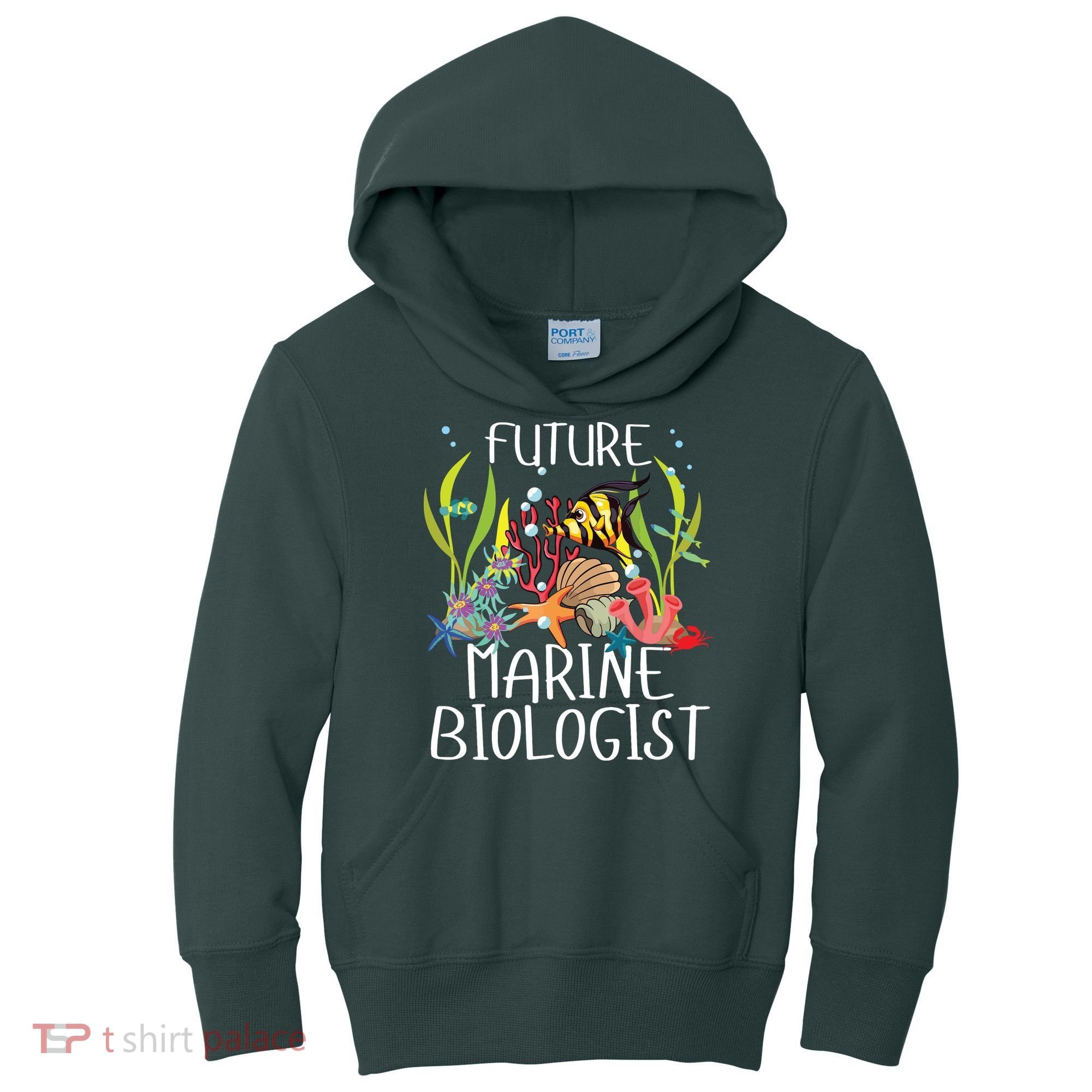 Future Marine Biologist For Students Biology Kids Hoodie