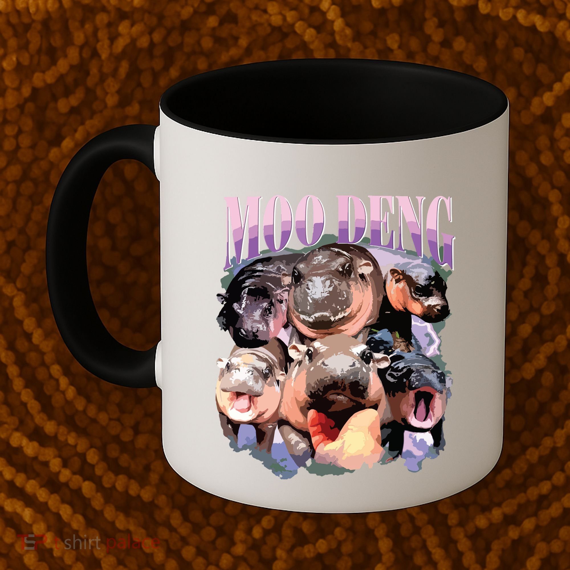 Funny Moodeng Baby Pygmy Hippo Cute Zoo For Family Coffee Mug
