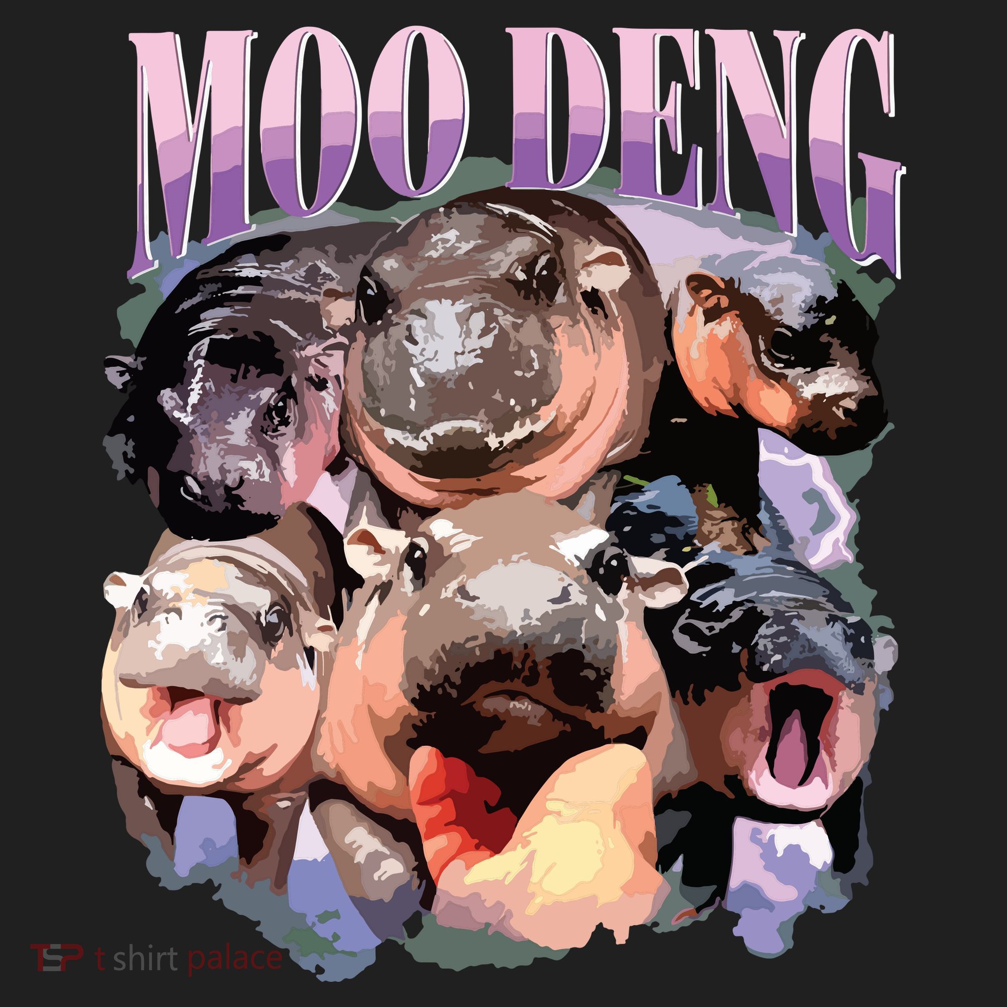 Funny Moodeng Baby Pygmy Hippo Cute Zoo For Family Beanie