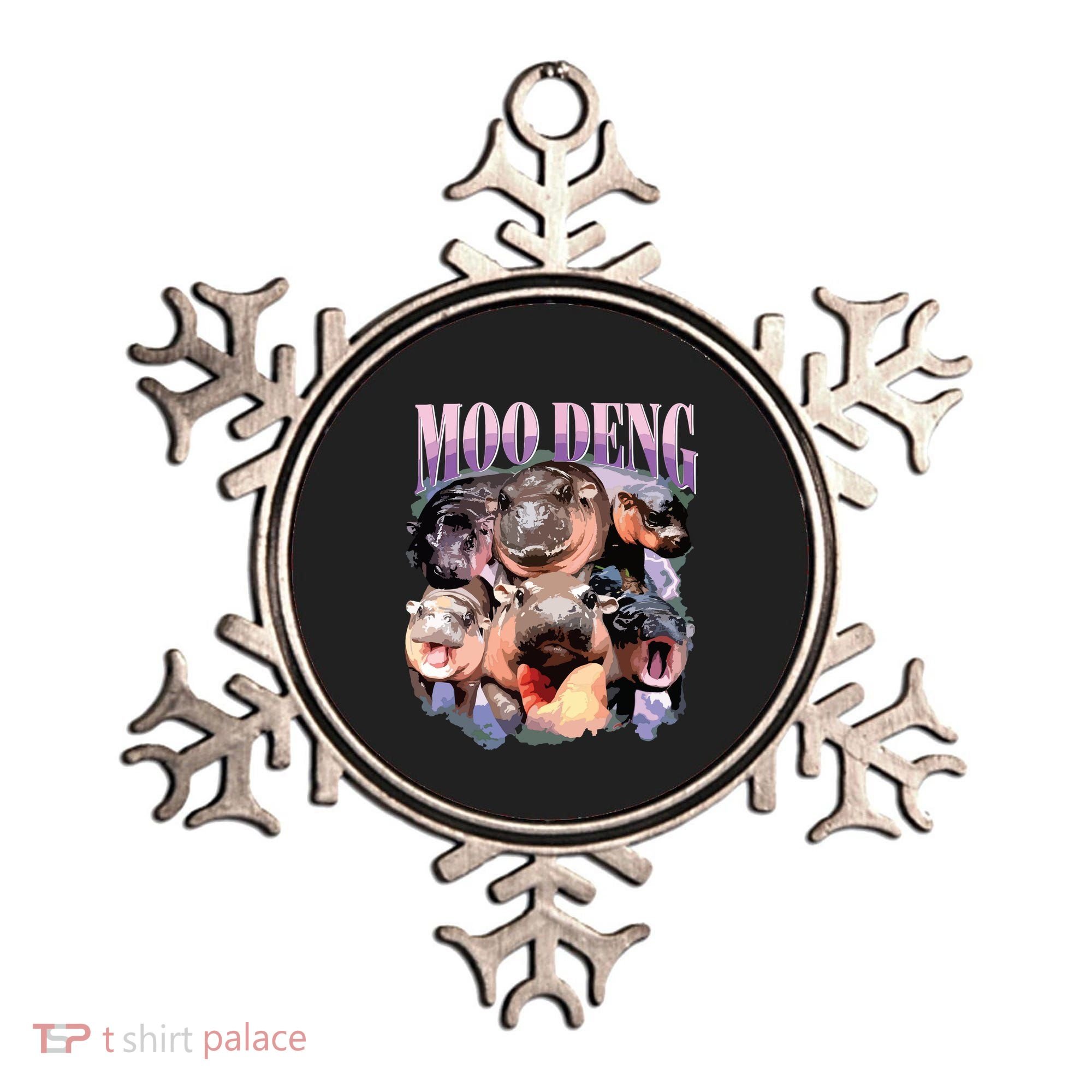 Funny Moodeng Baby Pygmy Hippo Cute Zoo For Family Ornament