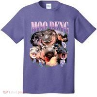 Funny Moodeng Baby Pygmy Hippo Cute Zoo For Family T-Shirt thumb 0