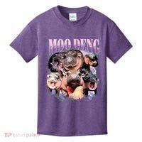 Funny Moodeng Baby Pygmy Hippo Cute Zoo For Family Kids T-Shirt thumb 0