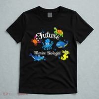Future Marine Biologist Job Ocean Animal Lover Whale Turtle T-Shirt thumb 5