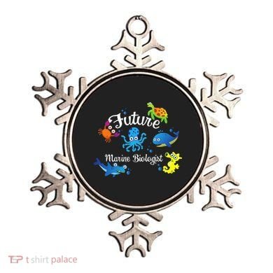 Future Marine Biologist Job Ocean Animal Lover Whale Turtle Ornament