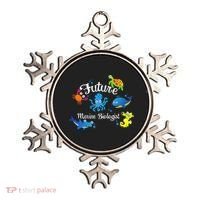 Future Marine Biologist Job Ocean Animal Lover Whale Turtle Ornament thumb 0