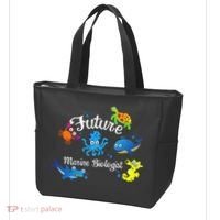 Future Marine Biologist Job Ocean Animal Lover Whale Turtle Tote Bag thumb 3