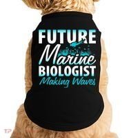 FUTURE MARINE BIOLOGIST MAKING WAVES Graduation Gift Doggie Tank thumb 0