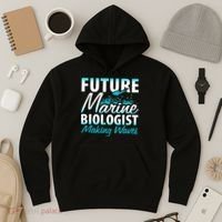 FUTURE MARINE BIOLOGIST MAKING WAVES Graduation Gift Hoodie thumb 3