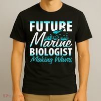 FUTURE MARINE BIOLOGIST MAKING WAVES Graduation Gift T-Shirt thumb 3