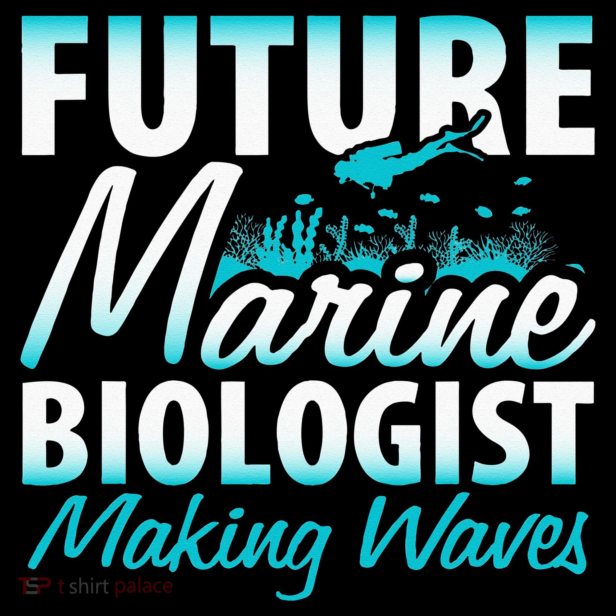 FUTURE MARINE BIOLOGIST MAKING WAVES Graduation Gift Coaster