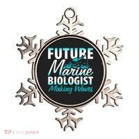 FUTURE MARINE BIOLOGIST MAKING WAVES Graduation Gift Ornament thumb 0