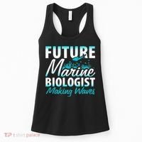 FUTURE MARINE BIOLOGIST MAKING WAVES Graduation Gift Women's Tank Top thumb 0