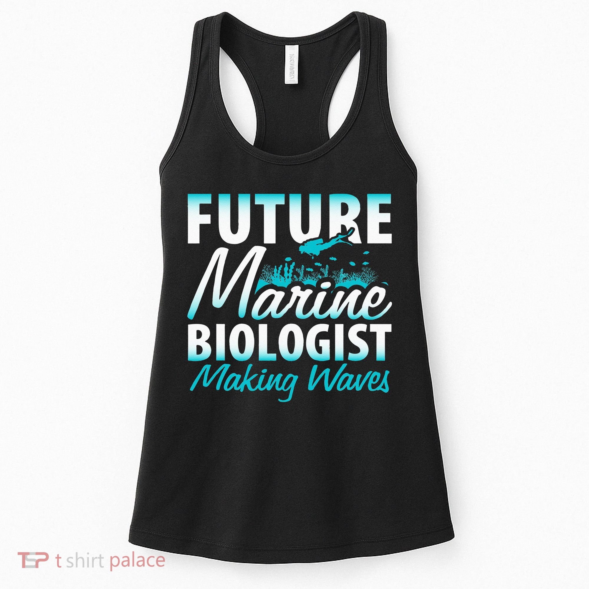FUTURE MARINE BIOLOGIST MAKING WAVES Graduation Gift Women's Tank Top