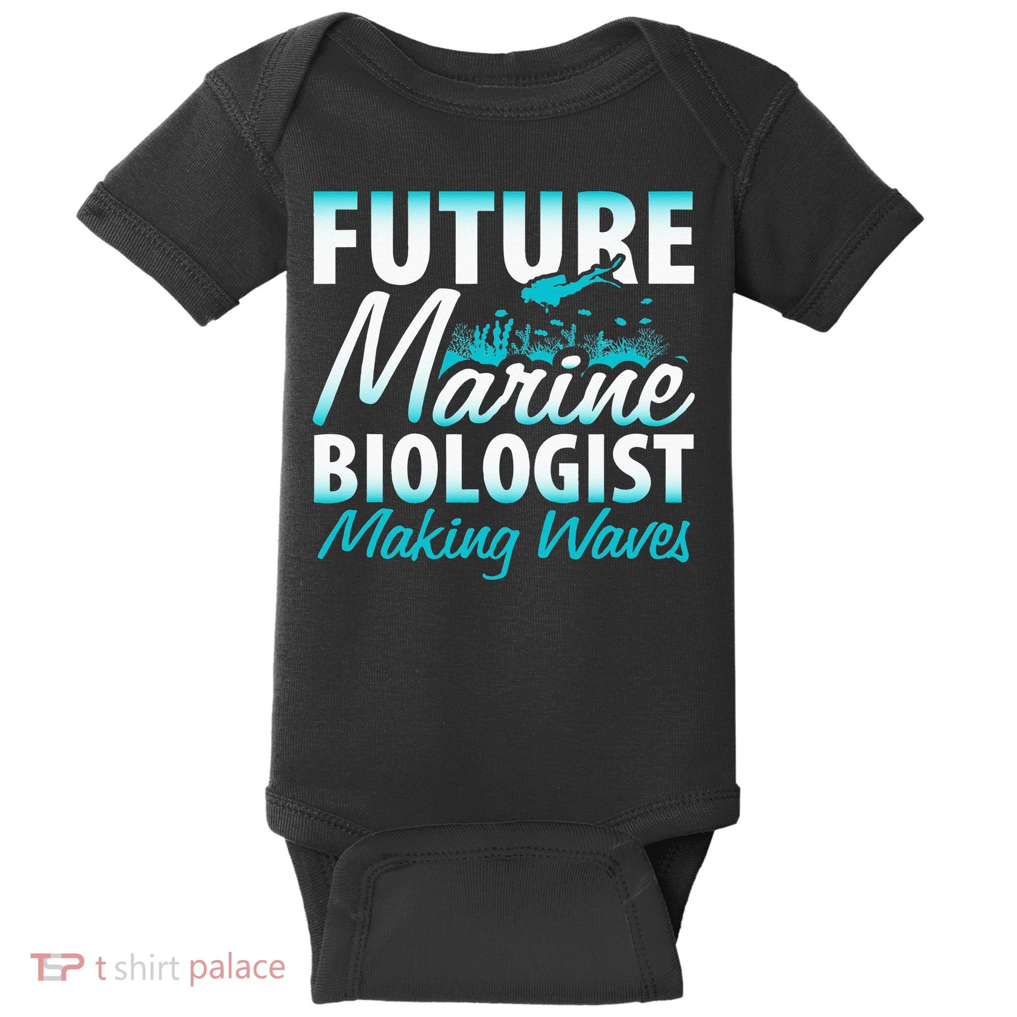 FUTURE MARINE BIOLOGIST MAKING WAVES Graduation Gift Baby Bodysuit
