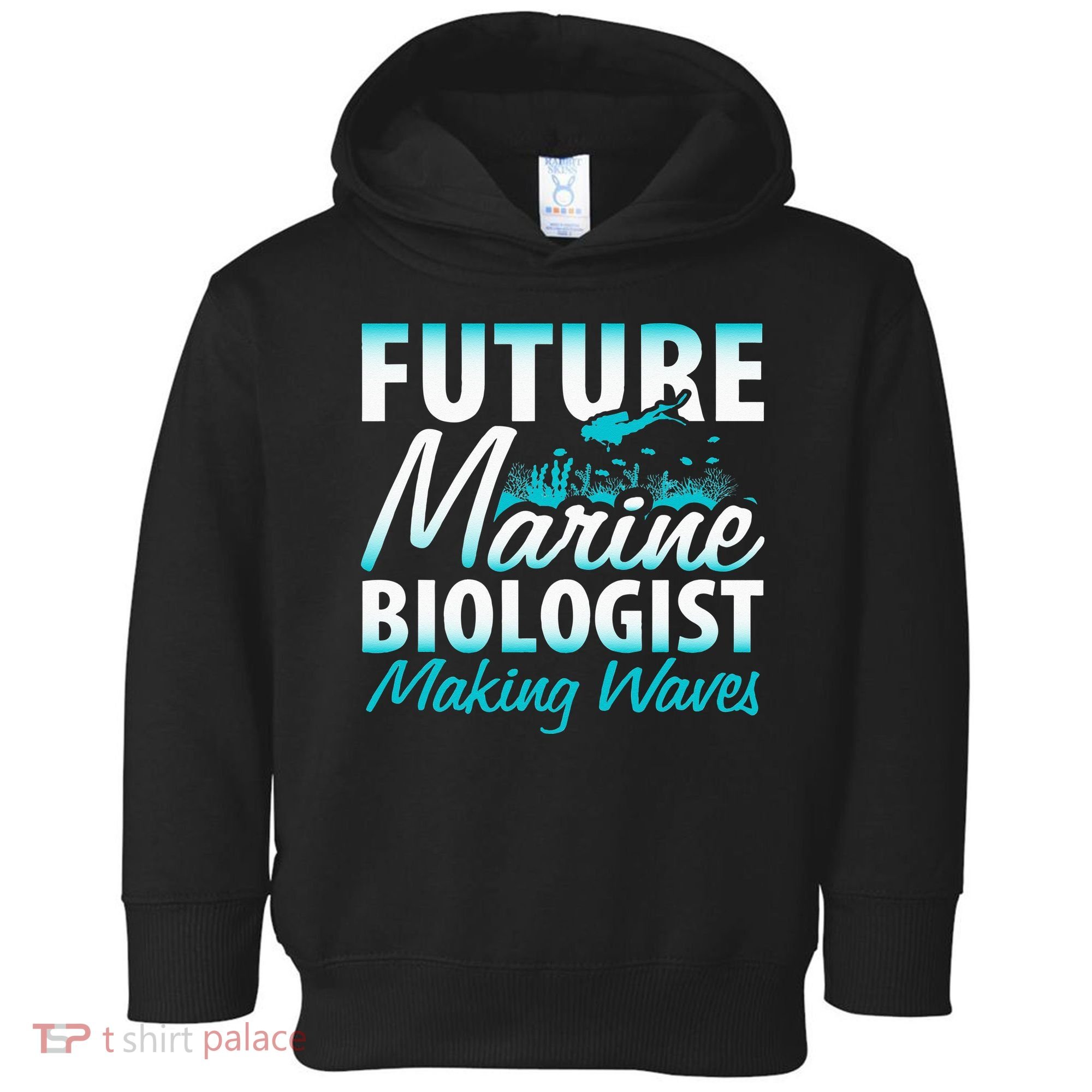 FUTURE MARINE BIOLOGIST MAKING WAVES Graduation Gift Toddler Hoodie