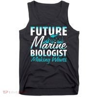 FUTURE MARINE BIOLOGIST MAKING WAVES Graduation Gift Tank Top thumb 0
