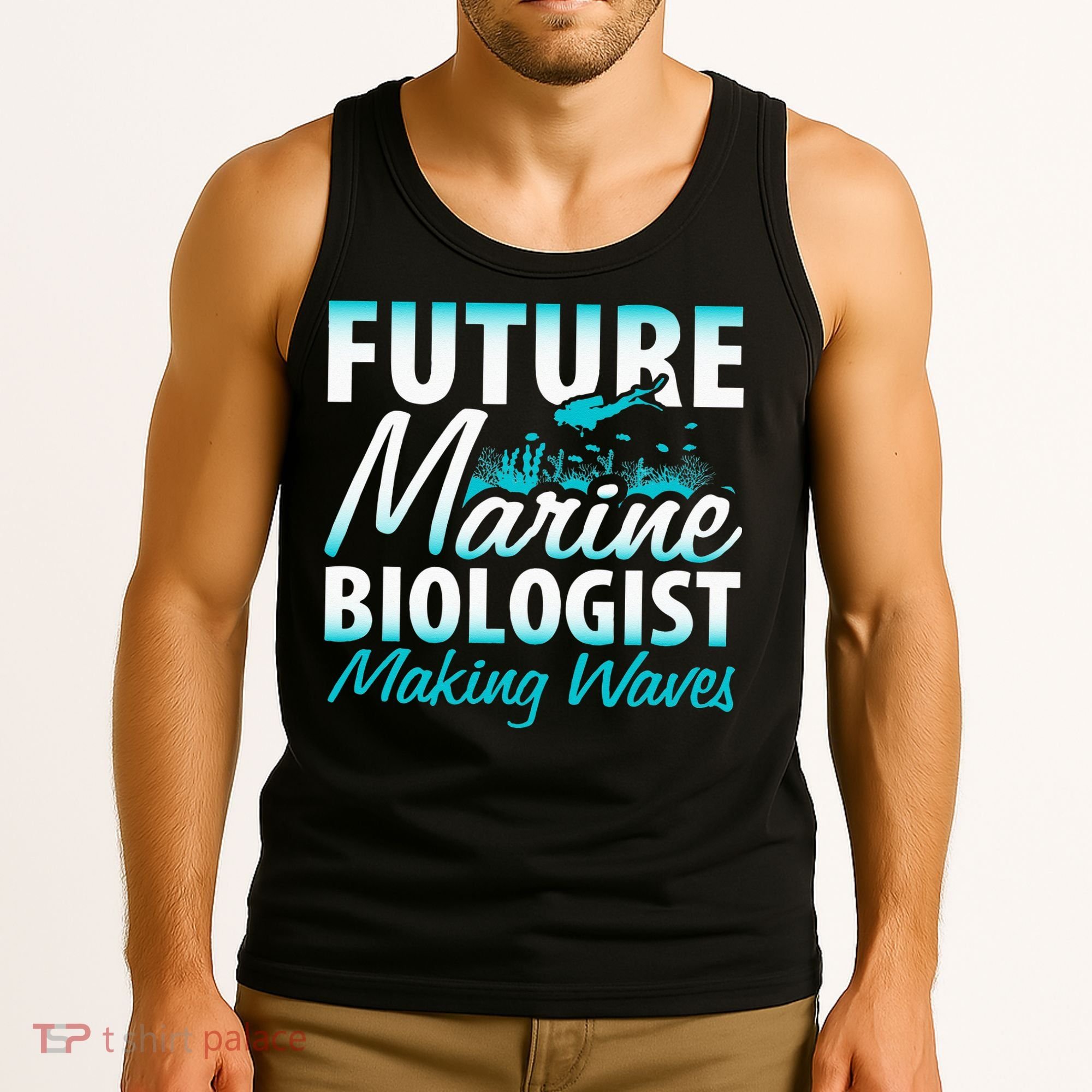 FUTURE MARINE BIOLOGIST MAKING WAVES Graduation Gift Tank Top