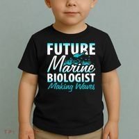 FUTURE MARINE BIOLOGIST MAKING WAVES Graduation Gift Toddler T-Shirt thumb 2