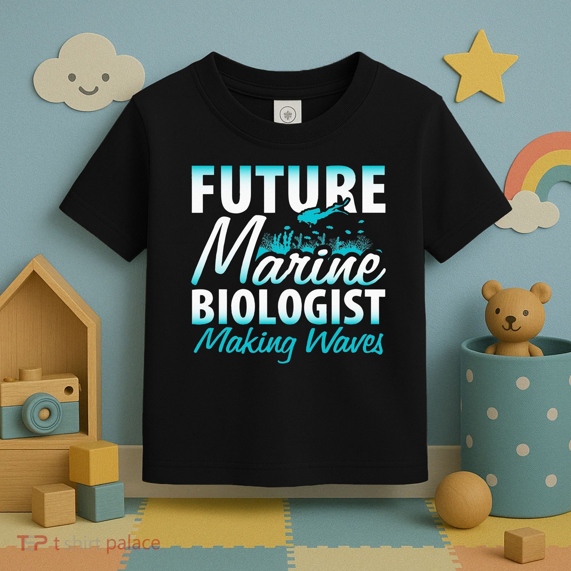 FUTURE MARINE BIOLOGIST MAKING WAVES Graduation Gift Toddler T-Shirt