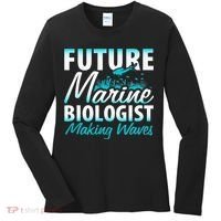 FUTURE MARINE BIOLOGIST MAKING WAVES Graduation Gift Women's Long Sleeve Shirt thumb 0