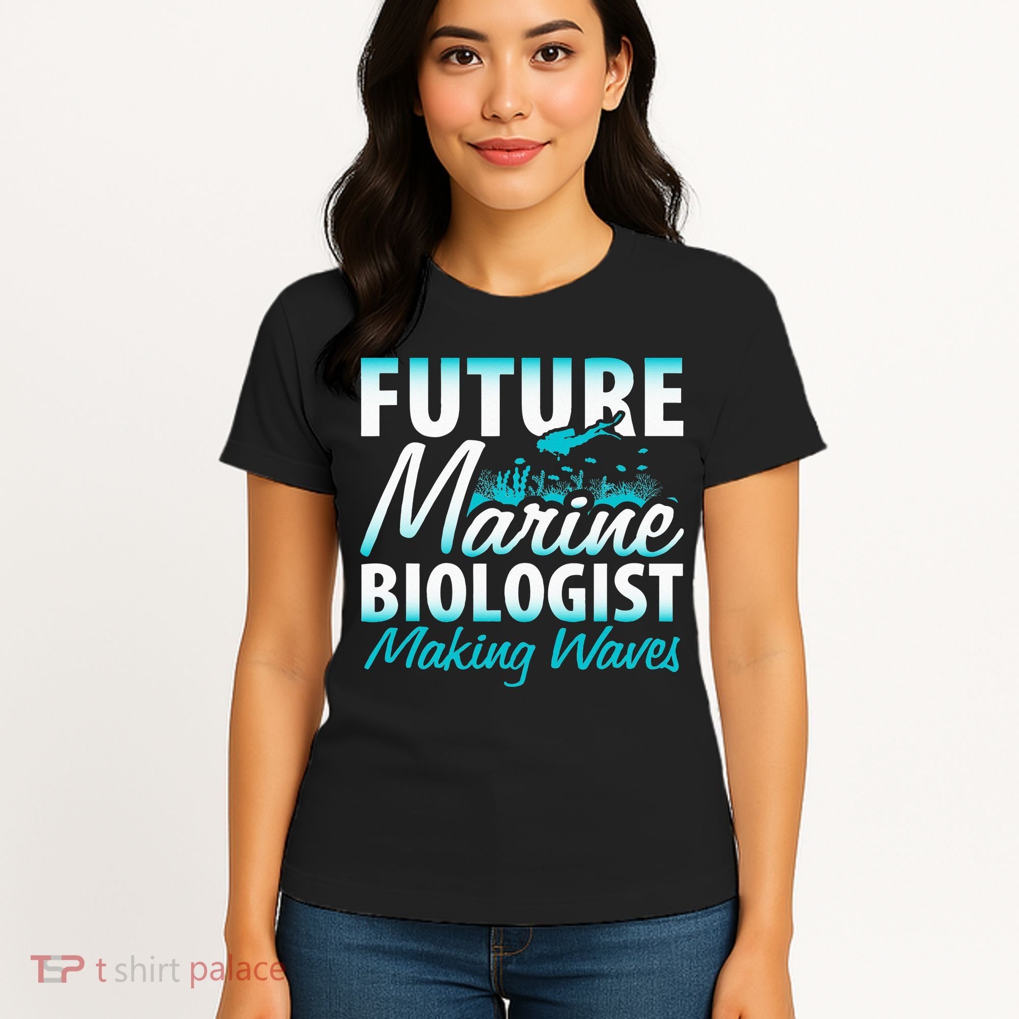 FUTURE MARINE BIOLOGIST MAKING WAVES Graduation Gift Women's T-Shirt