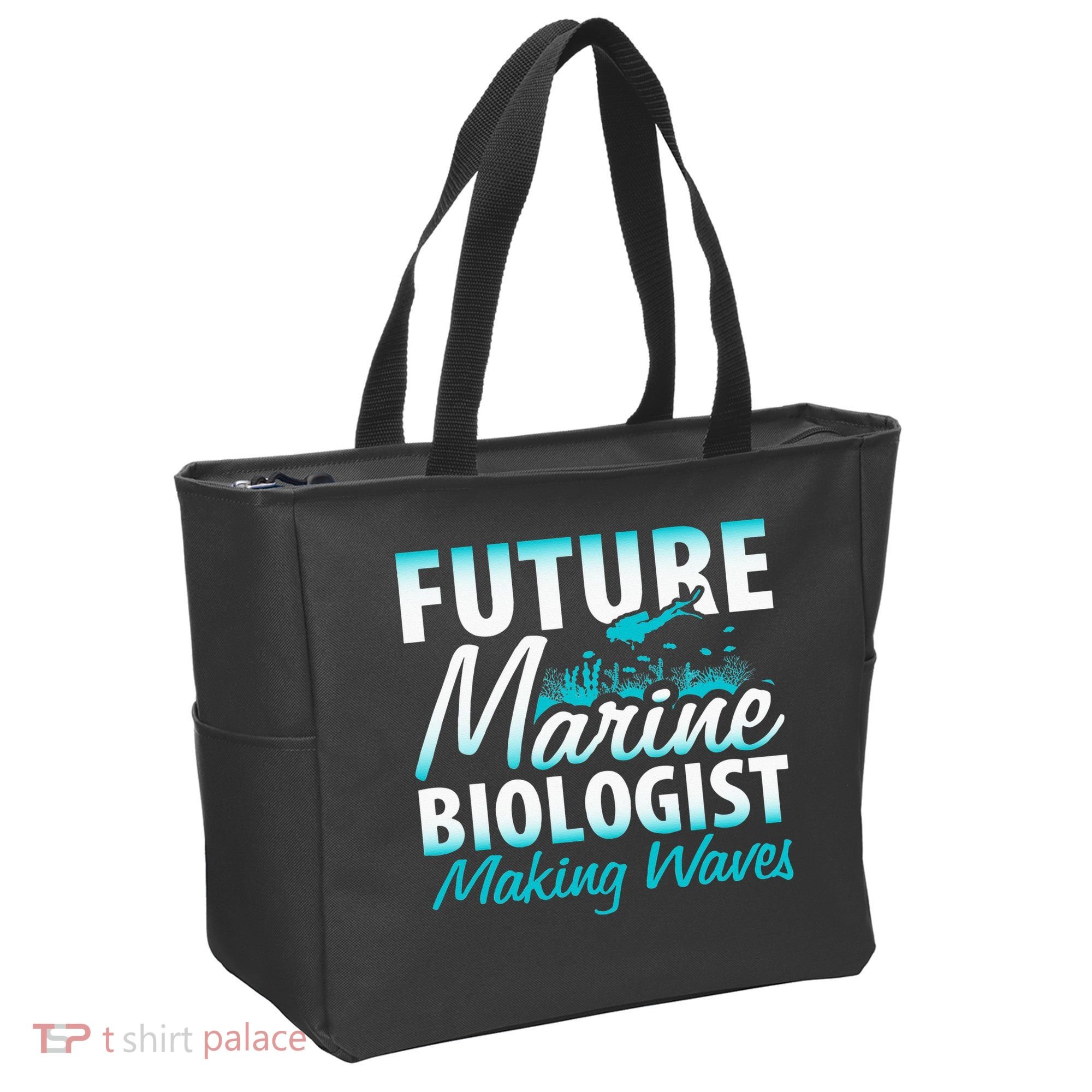 FUTURE MARINE BIOLOGIST MAKING WAVES Graduation Gift Tote Bag