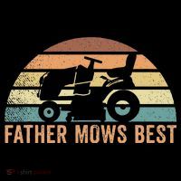 Father Mows Best Lawn Care Dad Mowing Gardener Bucket Hat thumb 4
