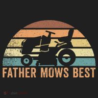 Father Mows Best Lawn Care Dad Mowing Gardener Hat thumb 2