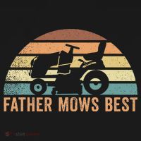 Father Mows Best Lawn Care Dad Mowing Gardener Tank Top thumb 6