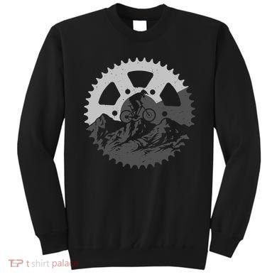 Funny Mountain Biking Art For MTB Mountain Biker Sweatshirt