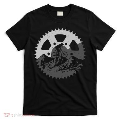 Funny Mountain Biking Art For MTB Mountain Biker T-Shirt