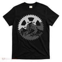 Funny Mountain Biking Art For MTB Mountain Biker T-Shirt thumb 0