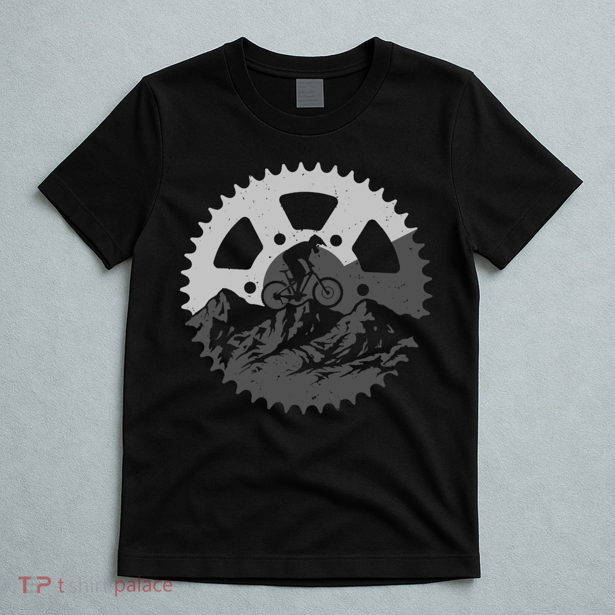 Funny Mountain Biking Art For MTB Mountain Biker T-Shirt