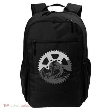 Funny Mountain Biking Art For MTB Mountain Biker Backpack