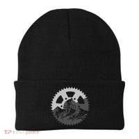 Funny Mountain Biking Art For MTB Mountain Biker Beanie thumb 0