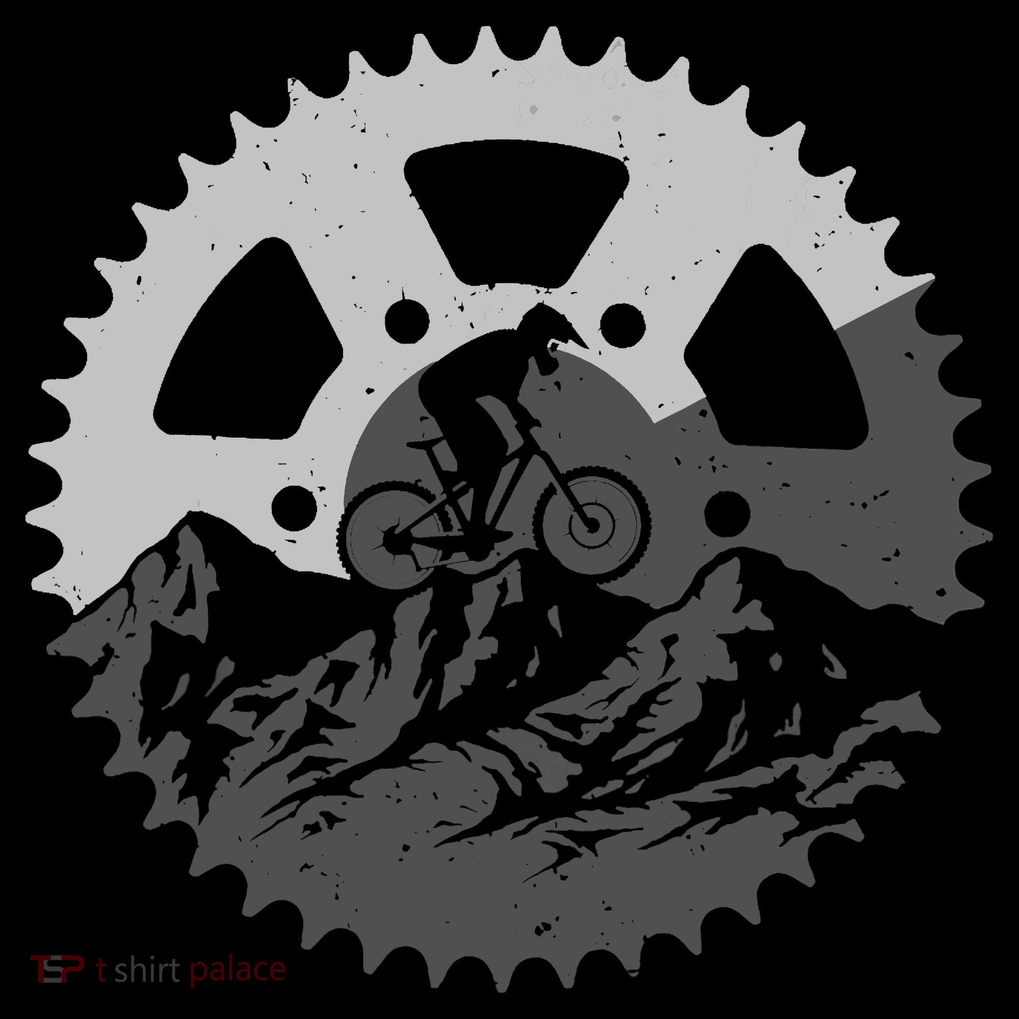 Funny Mountain Biking Art For MTB Mountain Biker Women's Hoodie