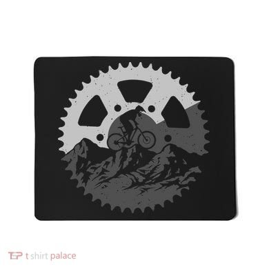 Funny Mountain Biking Art For MTB Mountain Biker Mousepad