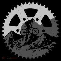 Funny Mountain Biking Art For MTB Mountain Biker Mousepad thumb 1