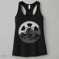 Funny Mountain Biking Art For MTB Mountain Biker Women's Tank Top thumb 3