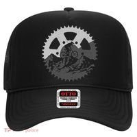 Funny Mountain Biking Art For MTB Mountain Biker Hat thumb 0