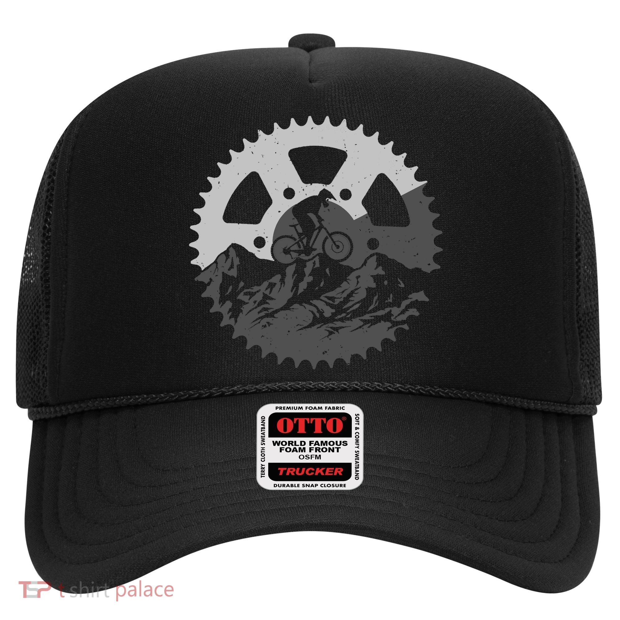Funny Mountain Biking Art For MTB Mountain Biker Hat