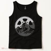 Funny Mountain Biking Art For MTB Mountain Biker Tank Top thumb 2