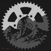 Funny Mountain Biking Art For MTB Mountain Biker Women's T-Shirt thumb 6