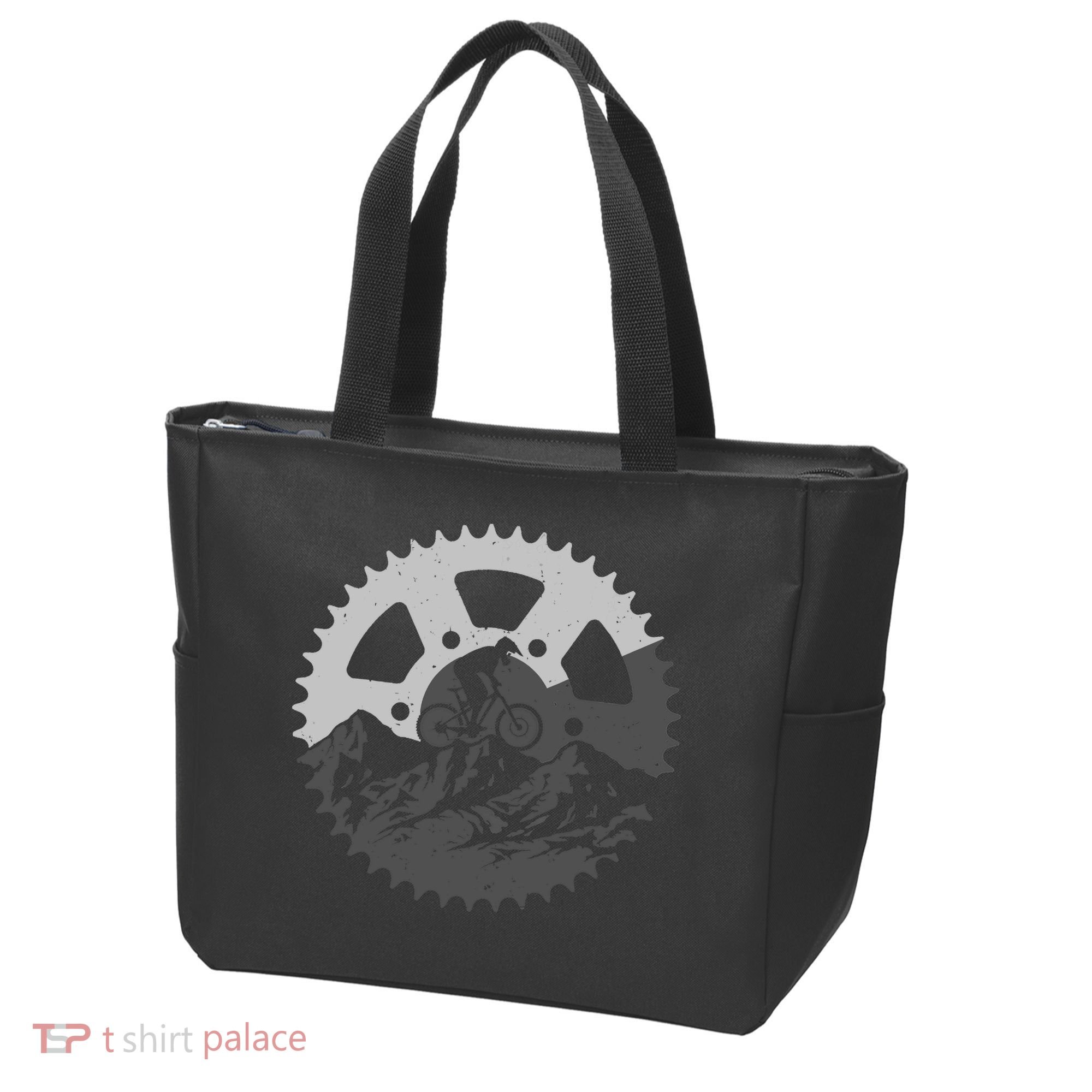 Funny Mountain Biking Art For MTB Mountain Biker Tote Bag