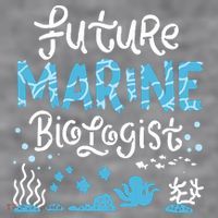 Future Marine Biologist Women's Racerback Cropped Tank thumb 2