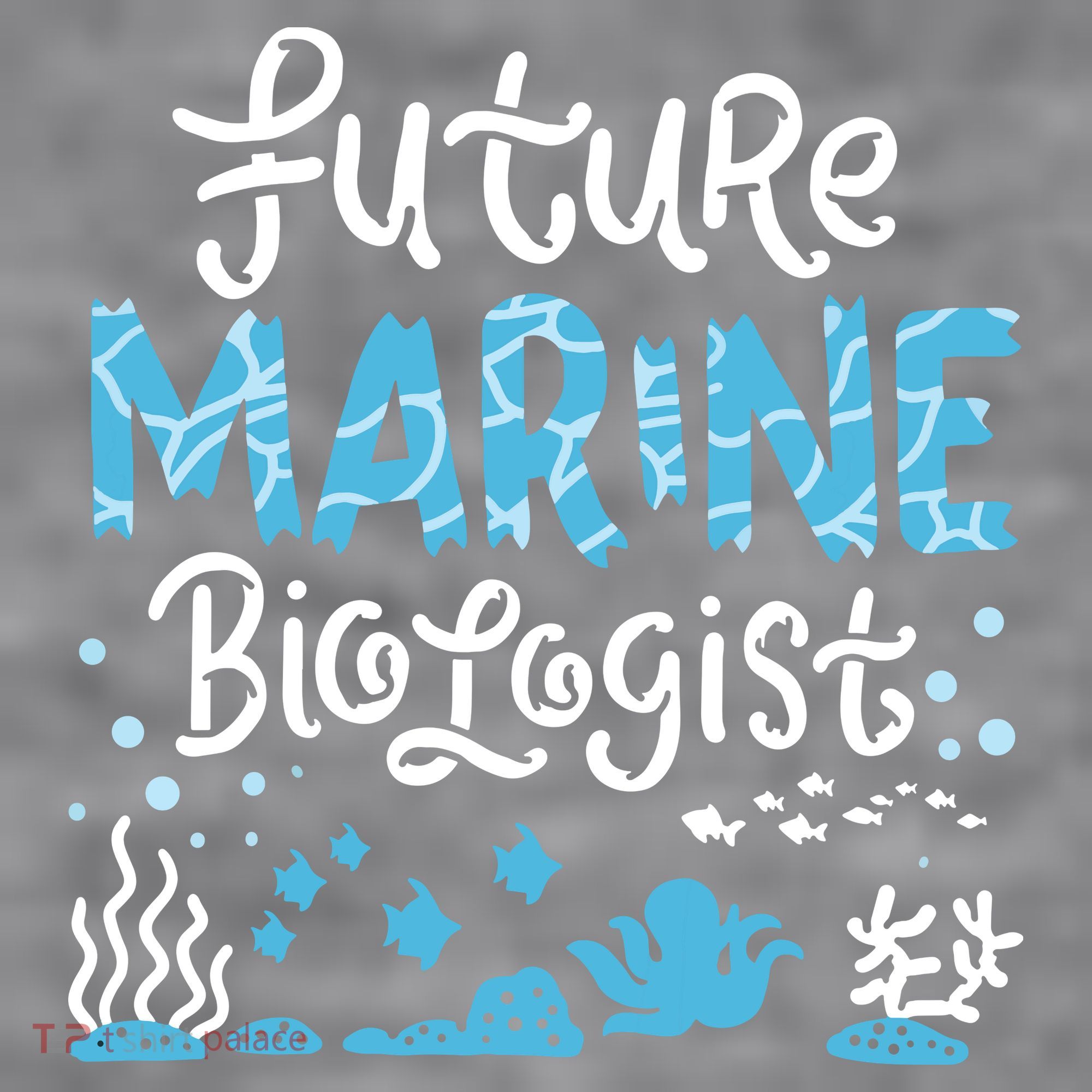 Future Marine Biologist Women's Racerback Cropped Tank
